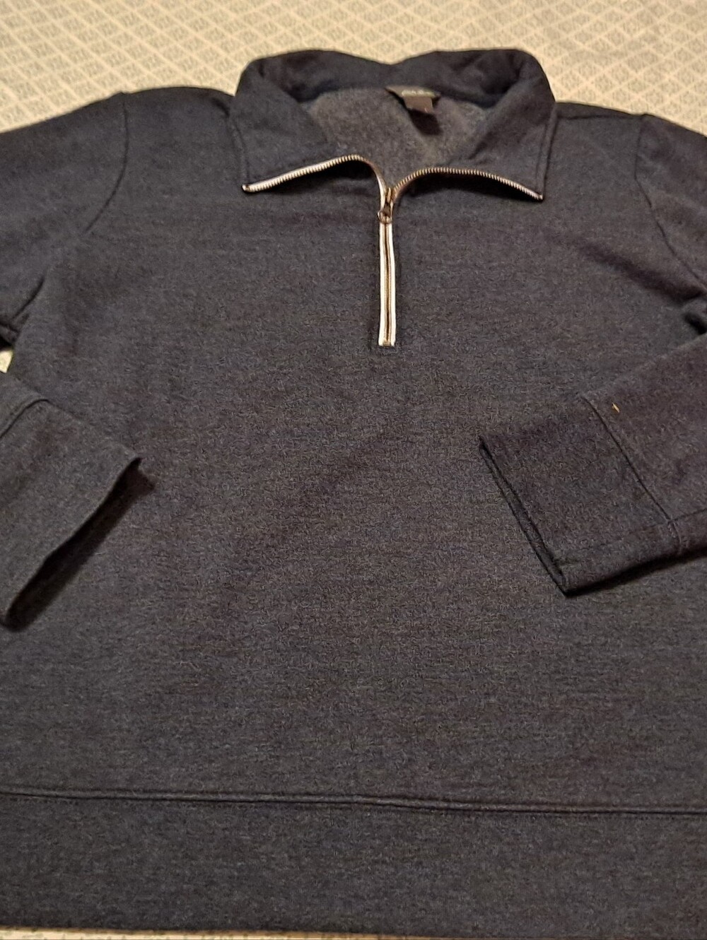 Eddie Bauer Half-Zip Pullover Sweatshirt in Dark Gray Sz L